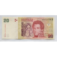 ARGENTINA COL. 789a BILLETE DE $ 20 SIN CIRCULAR UNC